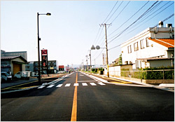 平成15、16年度矢尾今市線姫原工区緊急地方道路(交通安全)工事